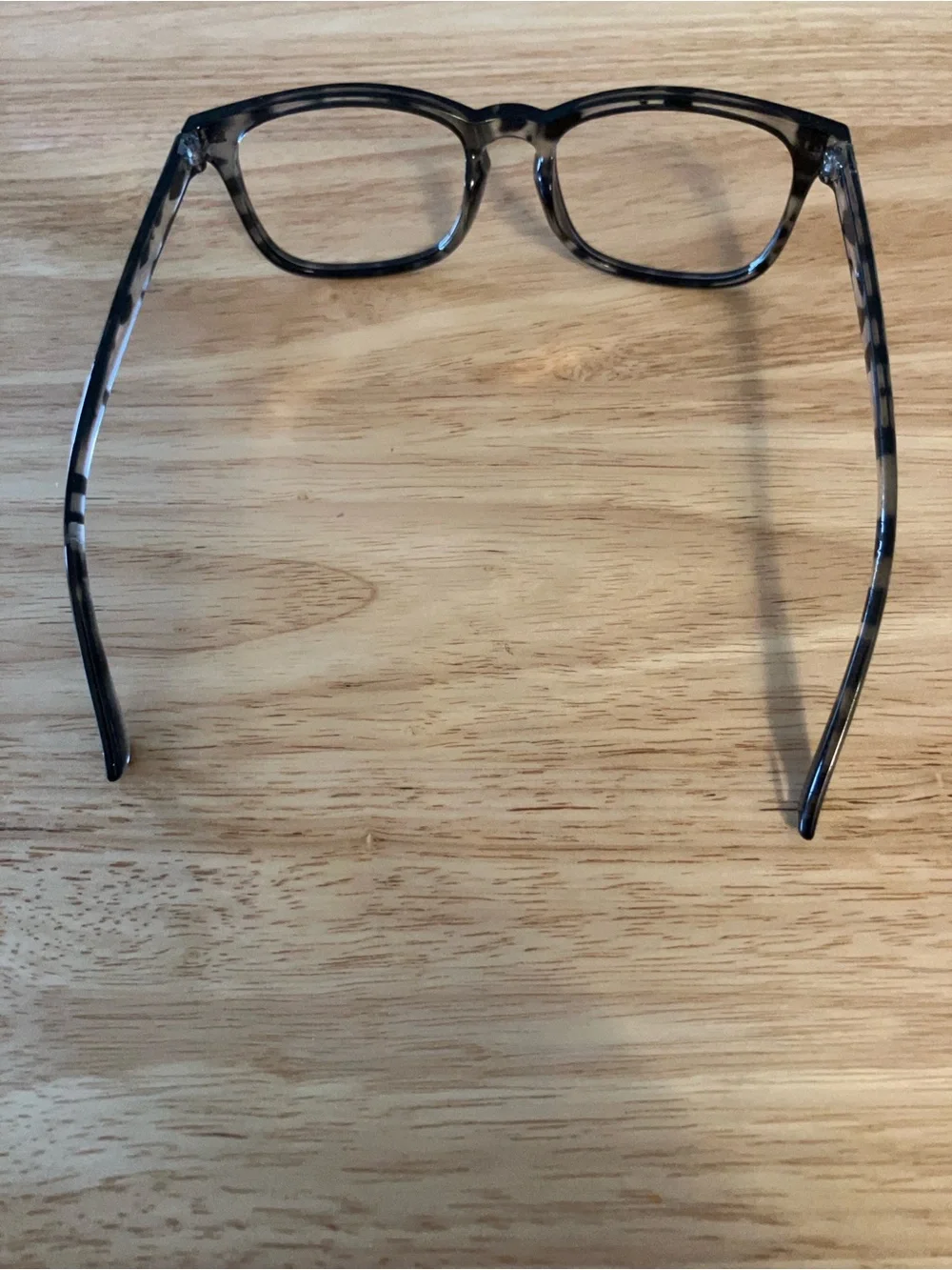 Women’s Gray and Black Tortoiseshell Rectangle Glasses